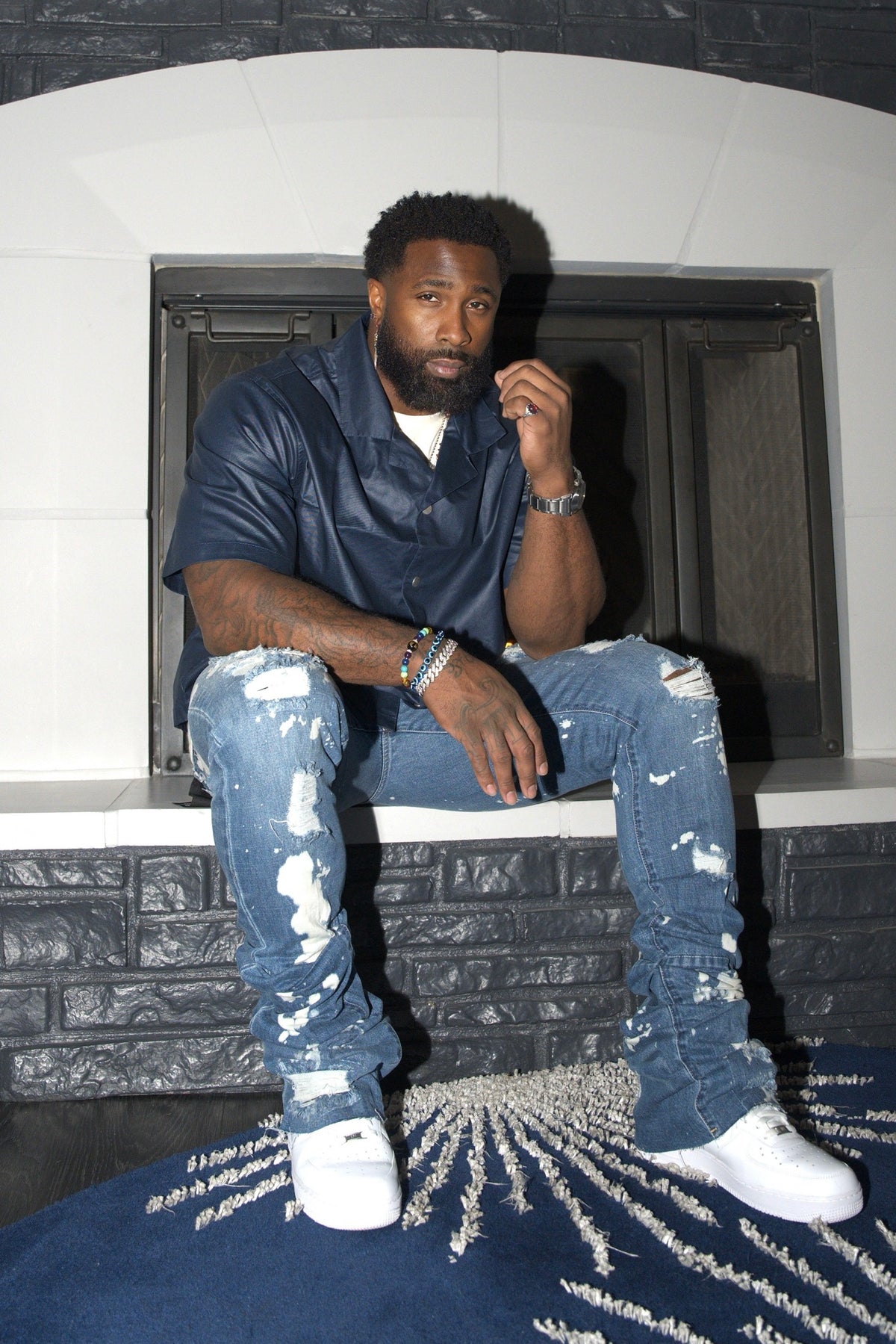 Restocked! Arthur Bleached Stacked Jeans