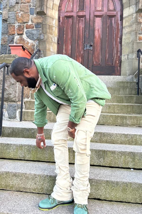 New!! Gunna Khaki Stack Jeans