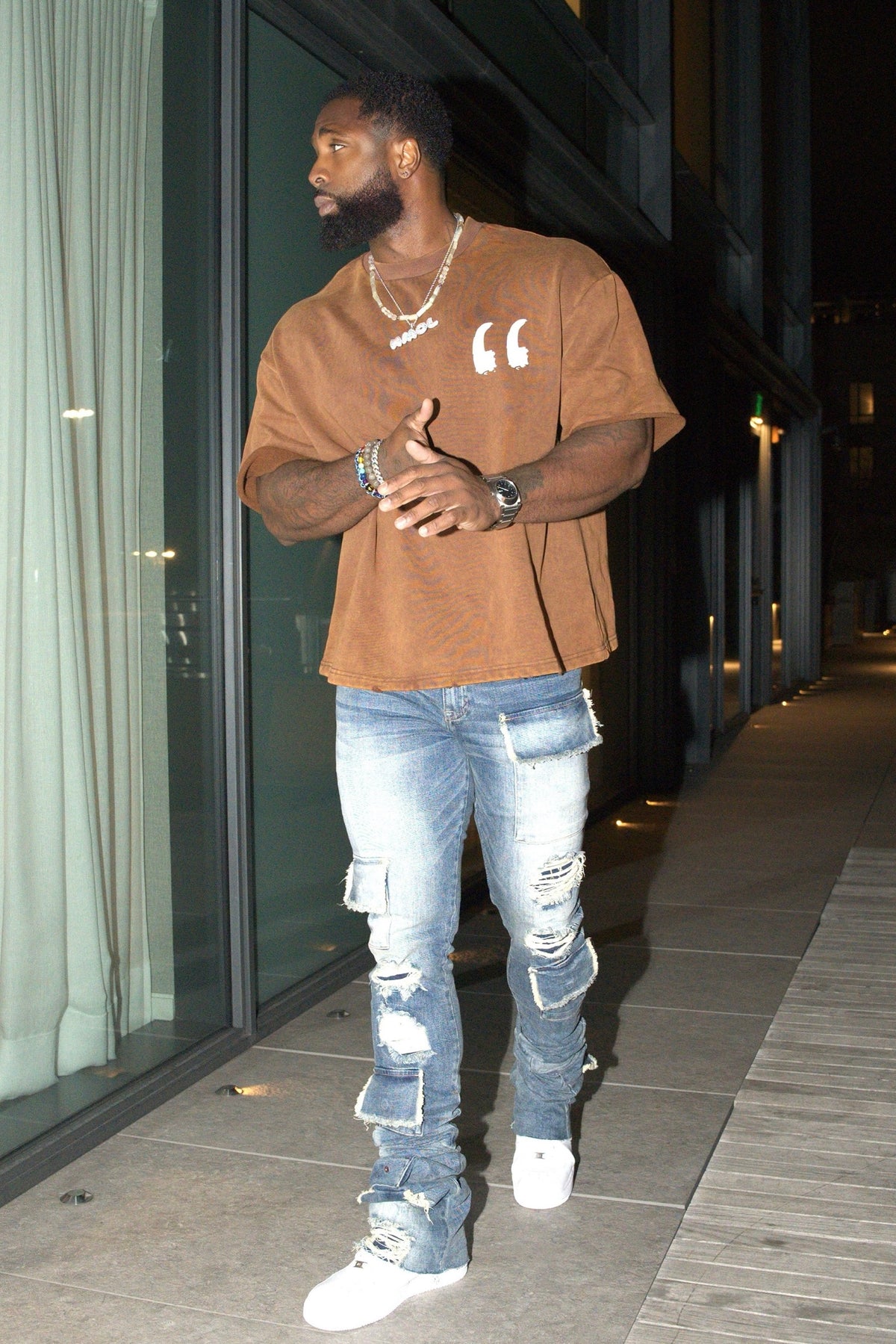 New! Re-Design The Culture T-shirt (Brown)