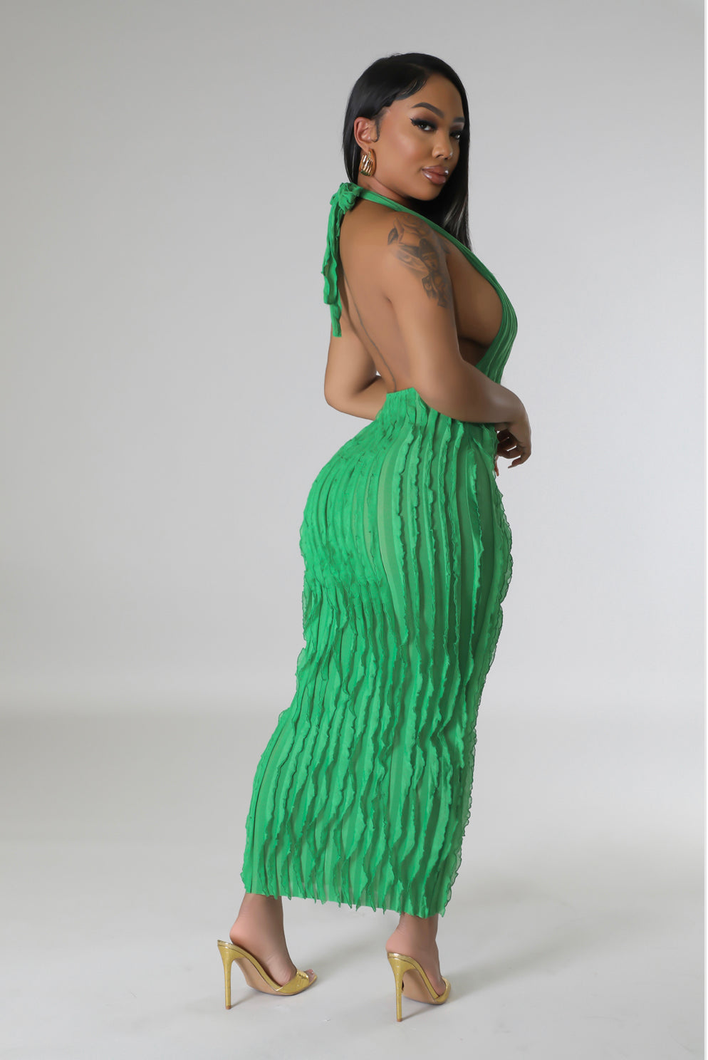 New! Lori H. Dress (Green)