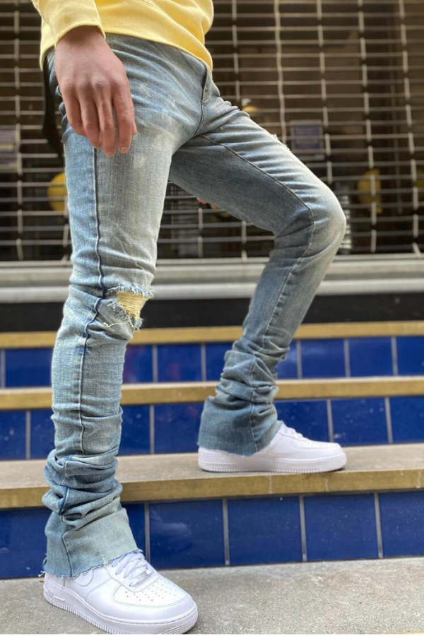 Restocked! Alix Medium Wash Stacked Jeans