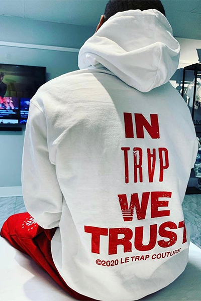 RESTOCKED! “In Trap We Trust” Hoodie ships 12/16