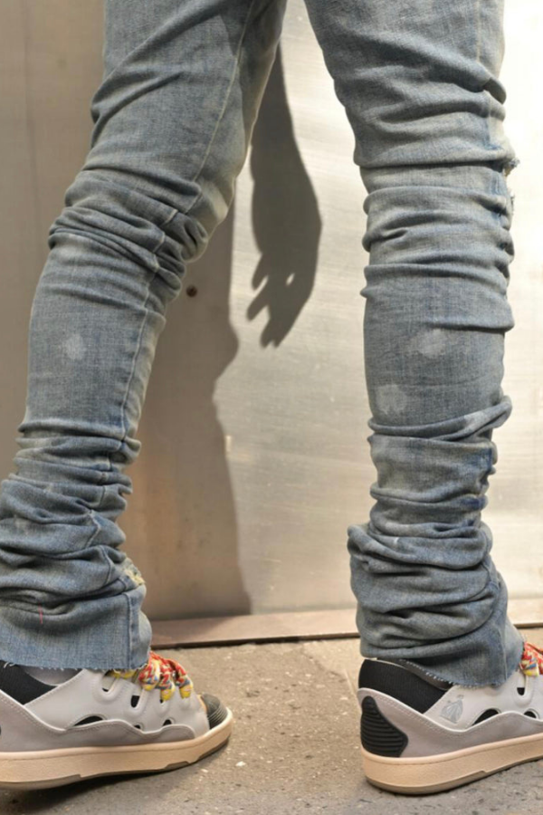 Restocked! Alix Medium Wash Stacked Jeans