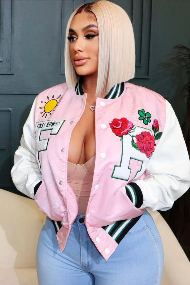Easy Hours spring varsity Jacket