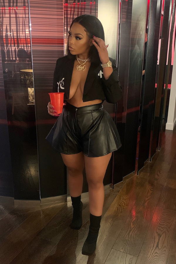 Trap Sass Crop Blazer