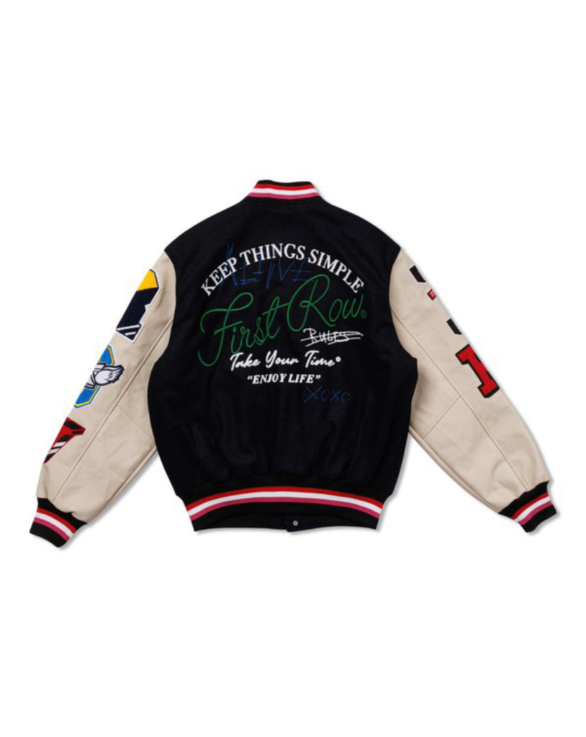First Row “Super Charged” Varsity Jacket