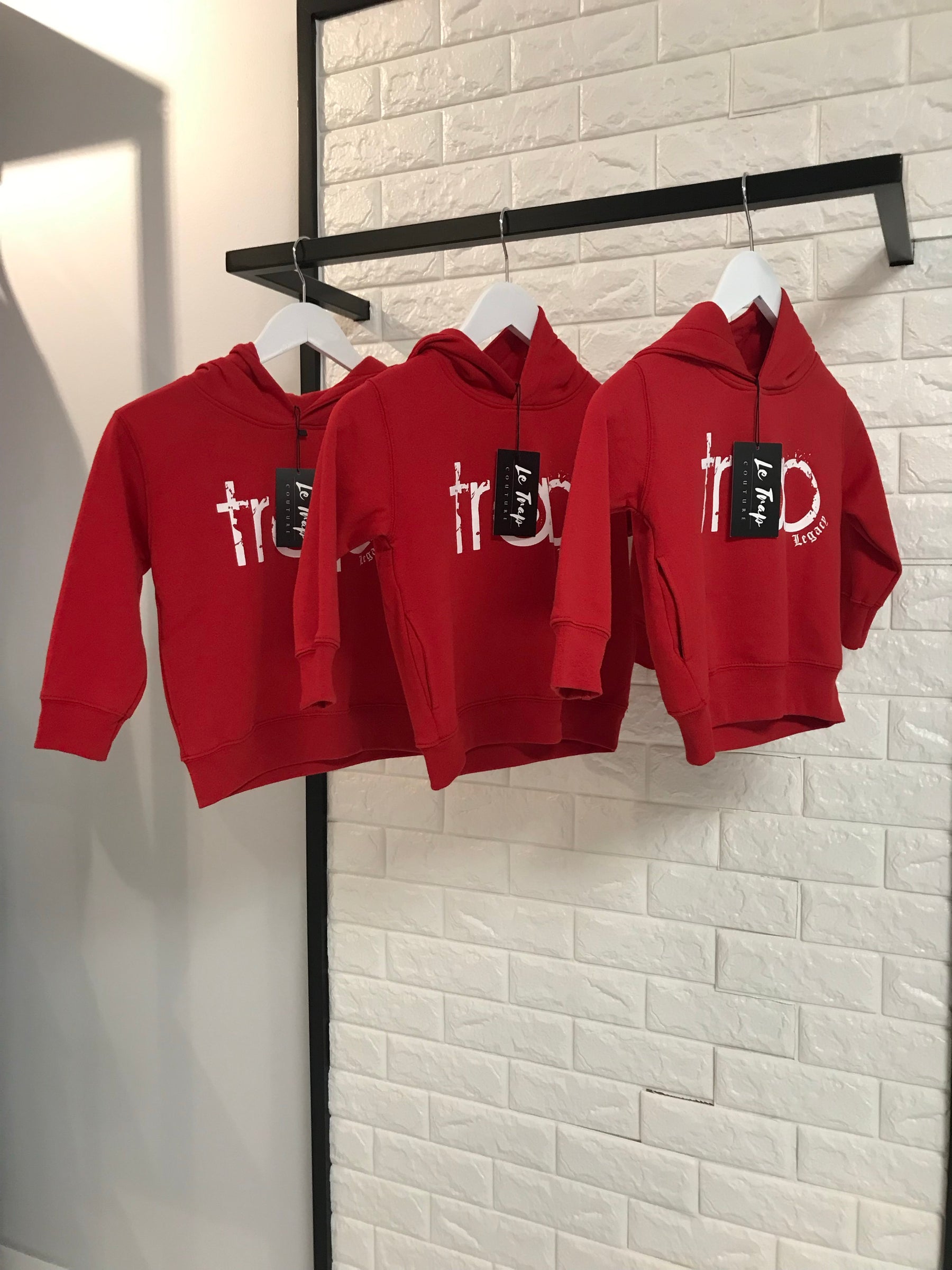 Le Trap Couture “Classic” Red Hoodie
