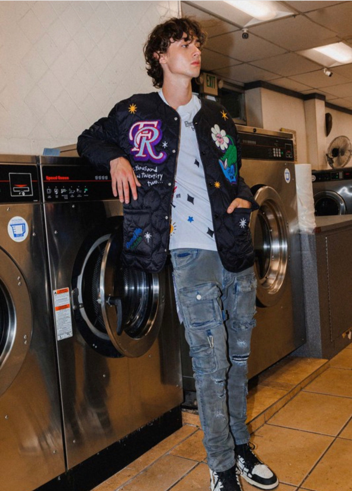 Vintage Cargo (Dark Stone) Denim Jeans