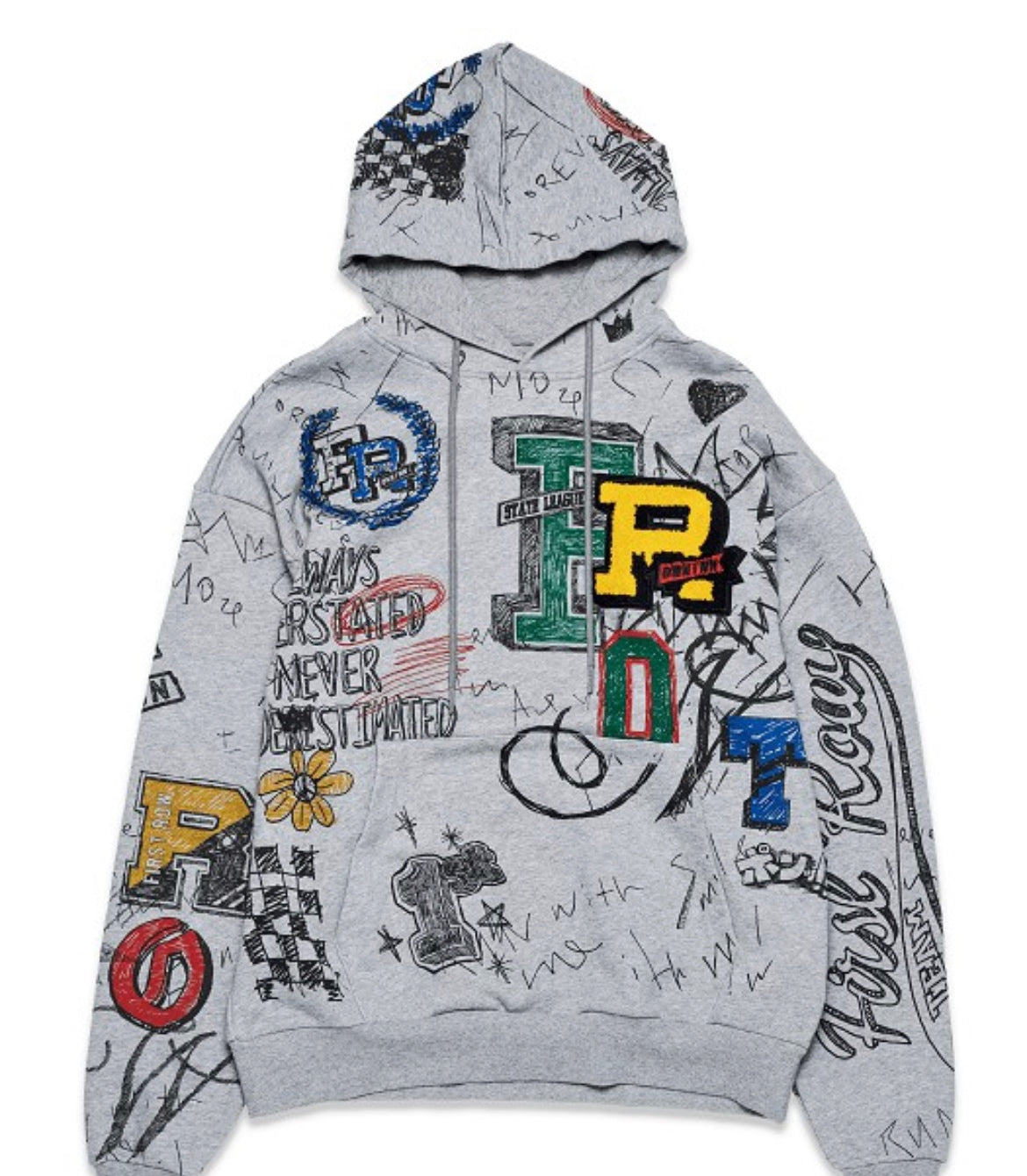 First Row "Graffiti Tags" Hoodie