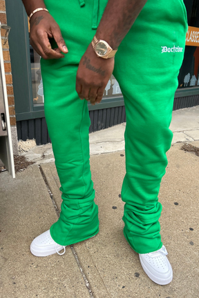 New! Dagger Stack Joggers (Green)