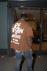 New! Re-Design The Culture         T-shirt (Brown)