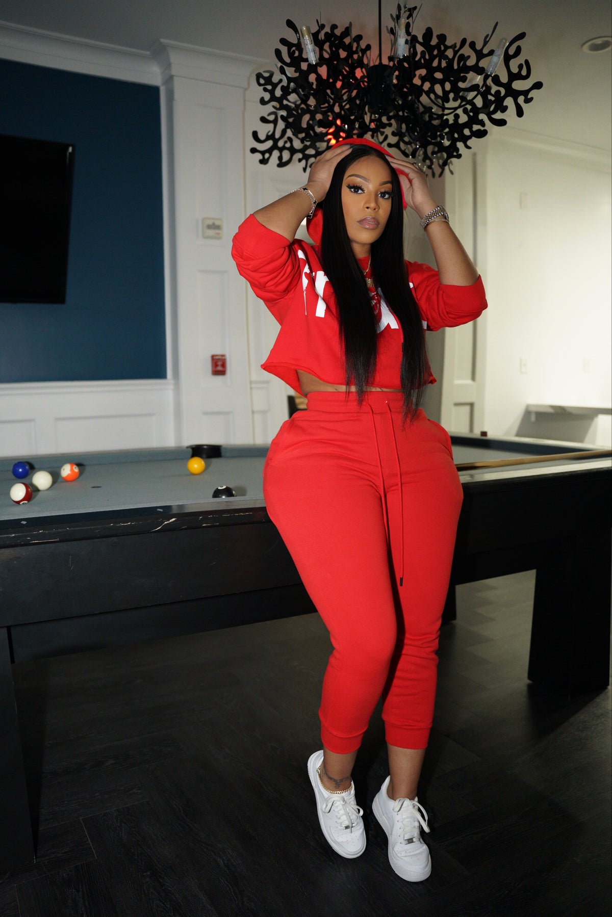 Le Trap “Original” Jogger Set (Red)