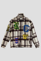 First Row Wool padded Shacket