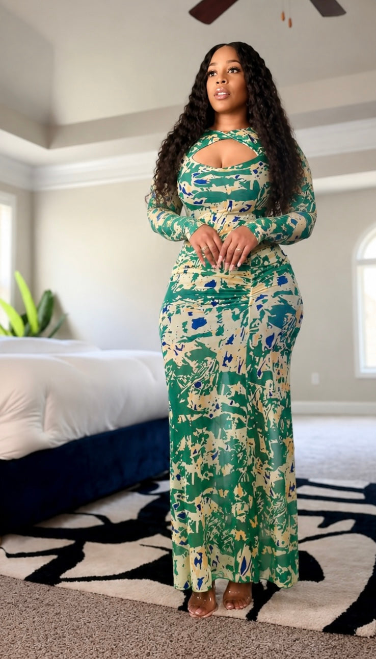 Lil Miss Snatched abstract Dress