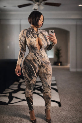 New! Abstract Jumpsuit