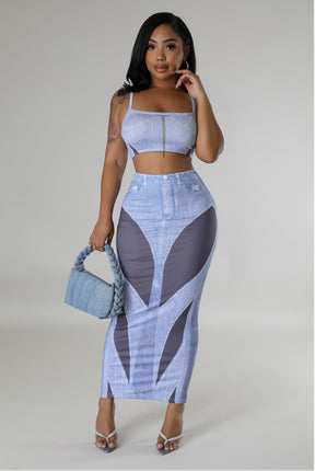 Flash Sale!! Pop Out Skirt Set