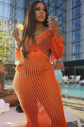 Crochet Maxi Dress