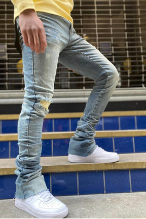 Restocked! Alix Medium Wash Stacked Jeans