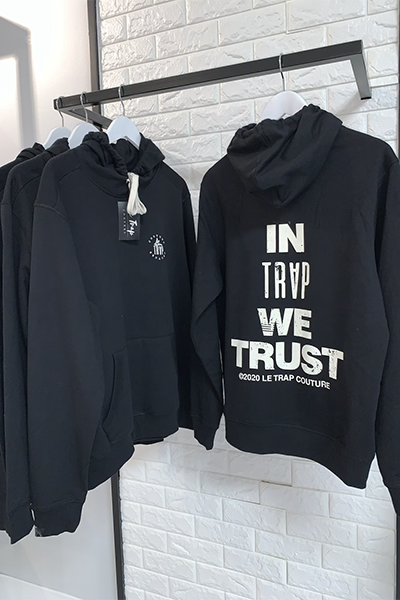 Pre-Order! Le Trap Couture “In Trap We Trust” Hoodie ships 11/11