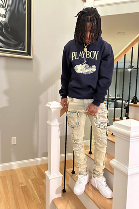 Vintage Cargo (Light Stone) Denim Jeans