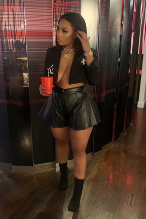 Trap Sass Crop Blazer