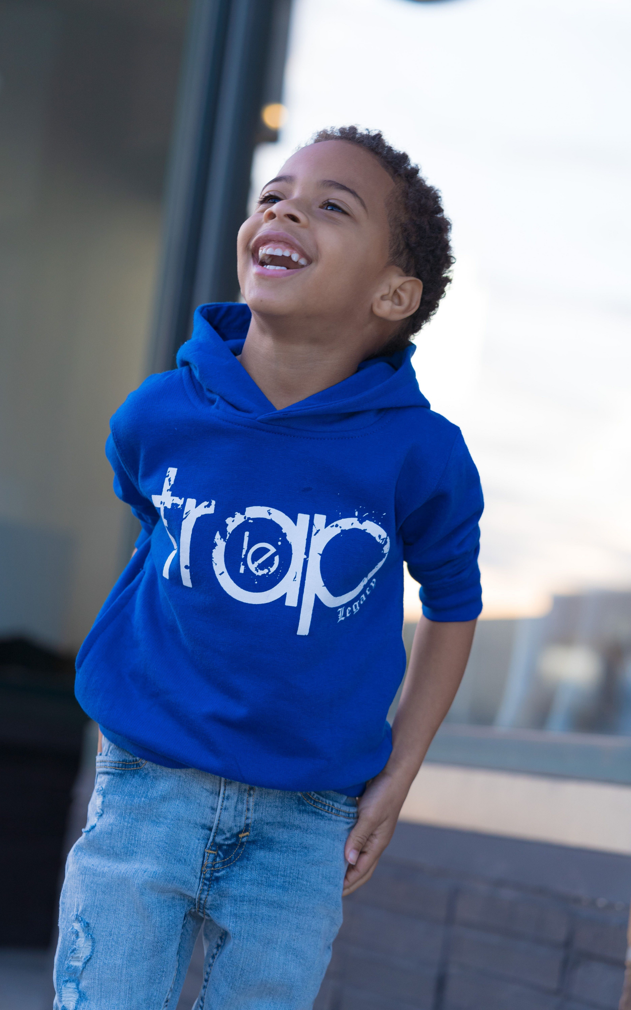 Le Trap Couture “Classic” Blue Toddler Hoodie