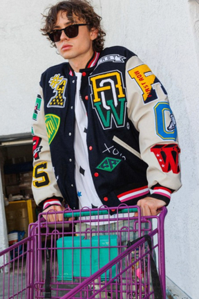 First Row “Super Charged” Varsity Jacket