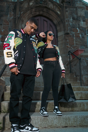 First Row “Super Charged” Varsity Jacket