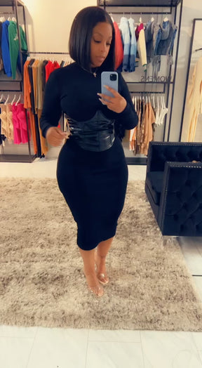 RESTOCKED! Lil Miss Snatched Dress