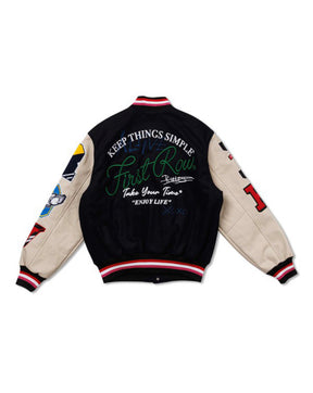 First Row “Super Charged” Varsity Jacket
