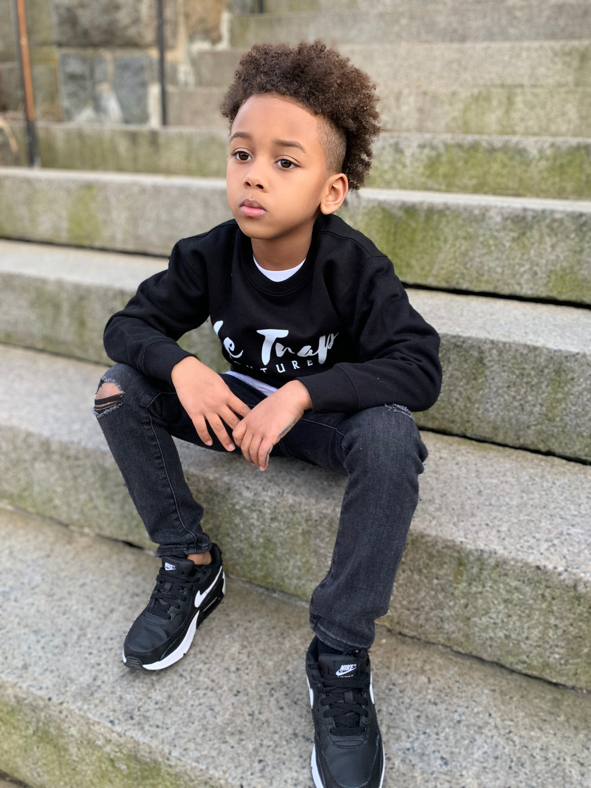 Le Trap Couture “Couture Signature” Toddler Sweater
