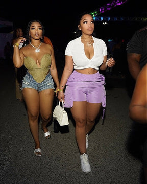 Combat Bae (purple shorts)