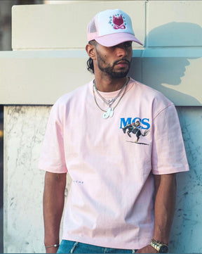 Money Long T-shirt (pink)
