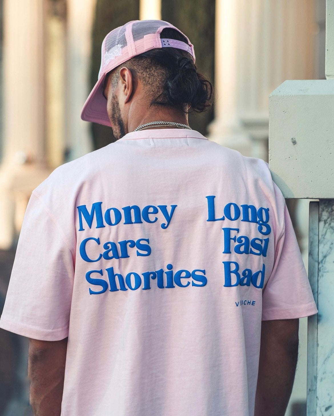 Money Long T-shirt (pink)