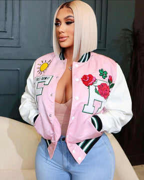 Easy Hours spring varsity Jacket