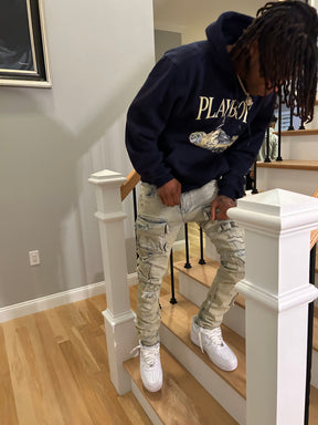 Vintage Cargo (Light Stone) Denim Jeans