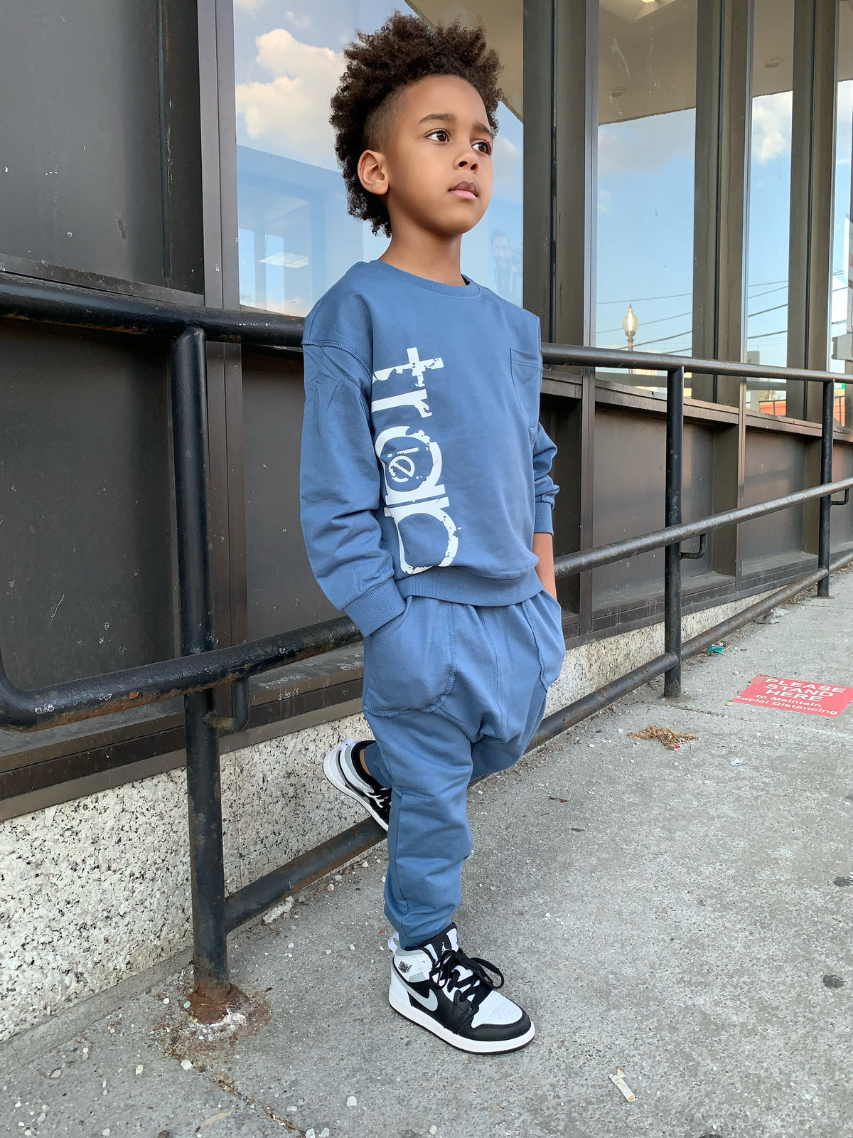 “Tagged” Pullover Harem Jogger set