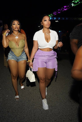 Combat Bae (purple shorts)